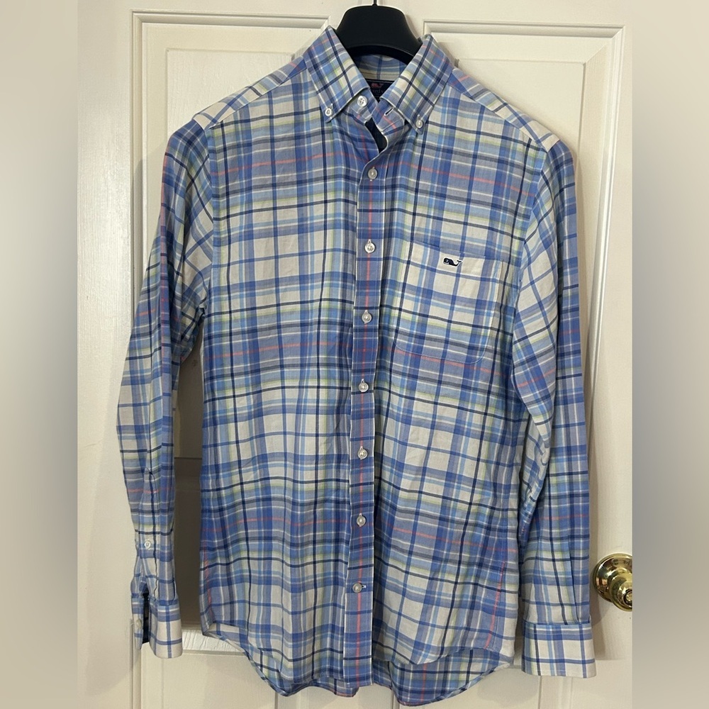 Vineyard Vines Men’s Small Slim Fit Tucker Tucker Shirt